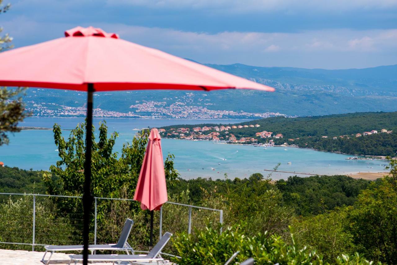 Holiday House Rosalia With Seaview And Swimming Pool Suzan Eksteriør bilde